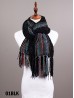 Striped Chenille Shawl